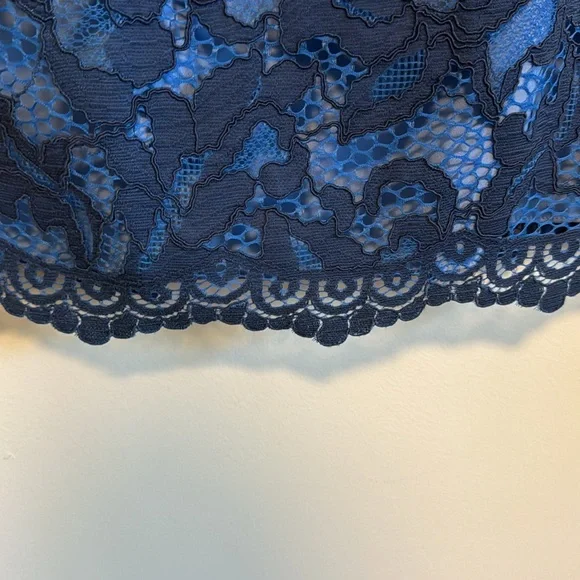 Lilly Pulitzer Kiri lace dress blue periwinkle 2 small - Picture 9 of 12